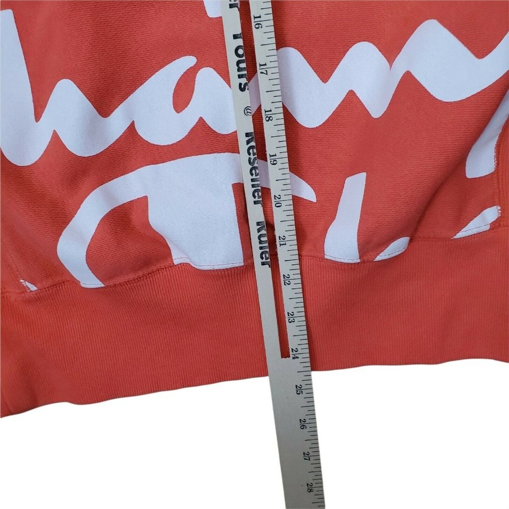 Champion Unisex S Reverse Weave All Over Print Short Sleeve Fleece Sweatshirt - Picture 5 of 12